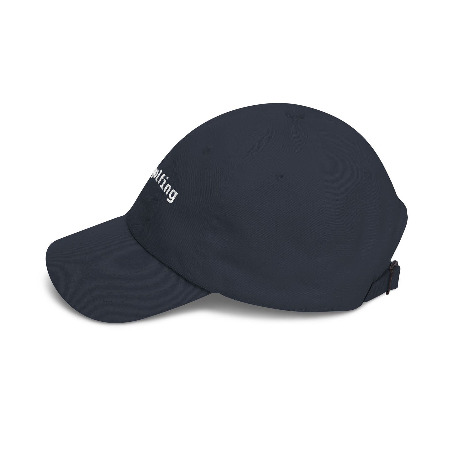He's Golfing 🧢 Funny Golf Dad Hat — Gift for Him