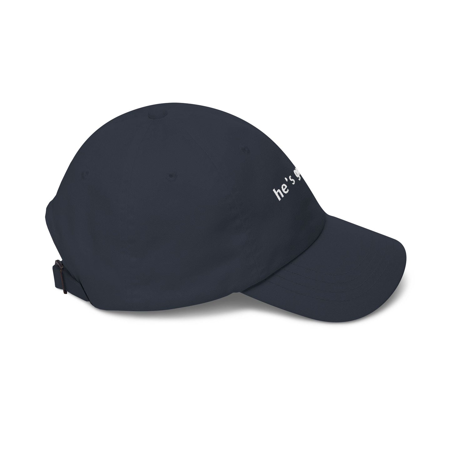 He's Golfing 🧢 Funny Golf Dad Hat — Gift for Him