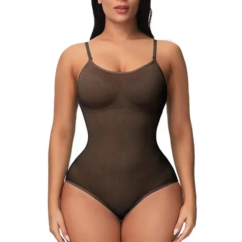 Espresso seamless sculpting bodysuit